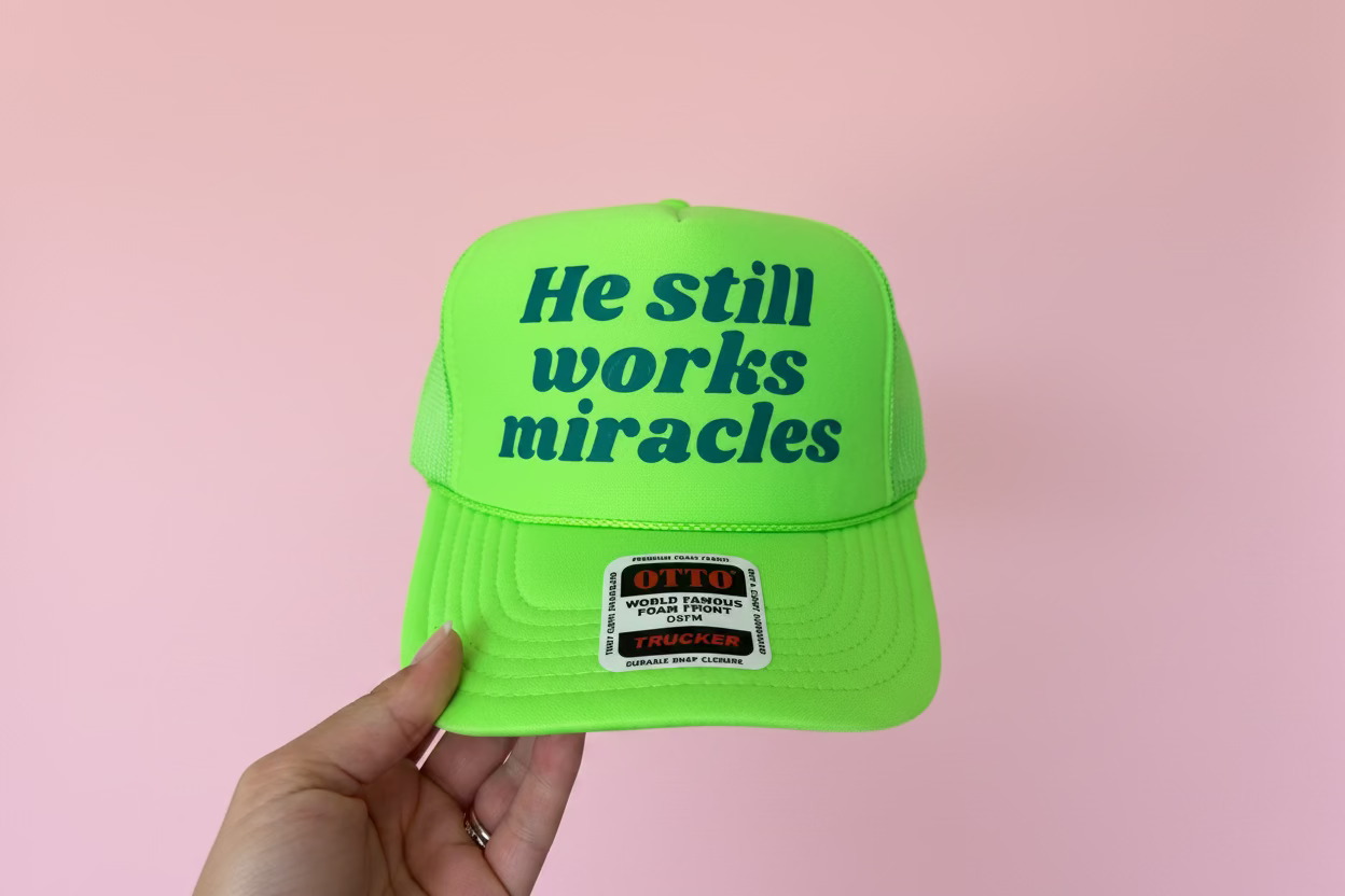 Neon Green Miracles Hat